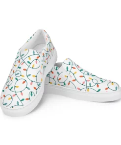 Holiday Lights Canvas Slip-On KI35
